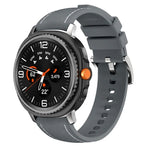 Silicone Hybrid Leather Skin Watch Band, For Samsung Galaxy Watch8 / Watch8 Classic