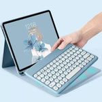 غطاء لوحة مفاتيح بلوتوث مغناطيسي للتابلت، لجهاز iPad Air 11، لجهاز iPad Air 6/7 11، لجهاز iPad Air 4/5 10.9