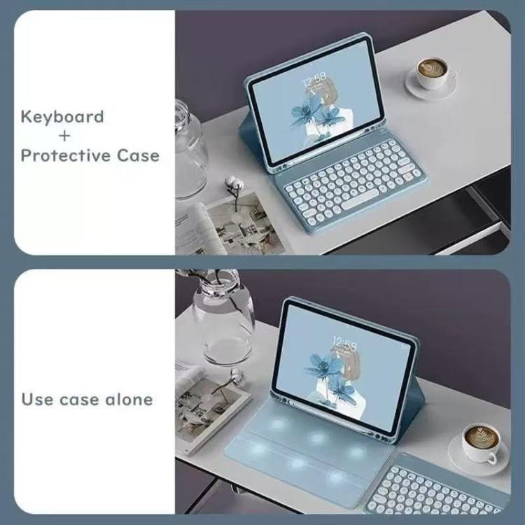 غطاء لوحة مفاتيح بلوتوث مغناطيسي للتابلت، لجهاز iPad Air 11، لجهاز iPad Air 6/7 11، لجهاز iPad Air 4/5 10.9