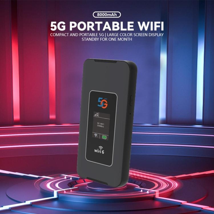 نسخة أوراسية M8A-E راوتر محمول 5G MIFI مزدوج النطاق بسرعة 600Mbps راوتر عمل للسفر واي فاي 6 لاسلكي