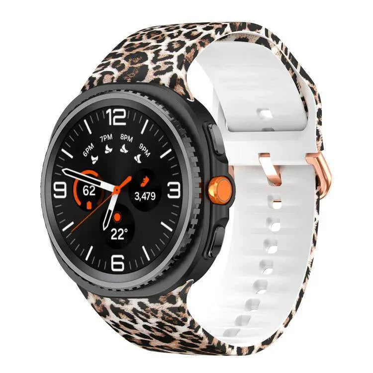 Printed Silicone Watch Band, For Samsung Galaxy Watch8 / Watch8 Classic