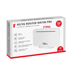 راوتر واي فاي محمول 4G CPE مع فتحة بطاقة SIM بسرعة 300Mbps إصدار أوراسيان مع هوائي قابل للفصل، قابس الاتحاد الأوروبي