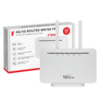 راوتر واي فاي محمول 4G CPE مع فتحة بطاقة SIM بسرعة 300Mbps إصدار أوراسيان مع هوائي قابل للفصل، قابس الاتحاد الأوروبي