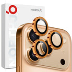 واقي عدسة كاميرا NORTHJO حلقة معدنية CD فيلم زجاج مقسى، لهواتف iPhone 17 Pro / 17 Pro Max