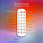 أضواء سلسلة خارجية ذكية RGBIC LED S14 مع تطبيق وتحكم صوتي، بلوتوث، 12 متر، 20 لمبة