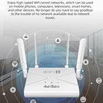 راوتر بطاقة SIM إصدار أوراسيان CPE907-E بسرعة تحميل 150Mbps مع 4 هوائيات، راوتر واي فاي 4G LTE، قابس الولايات المتحدة، قابس الاتحاد الأوروبي