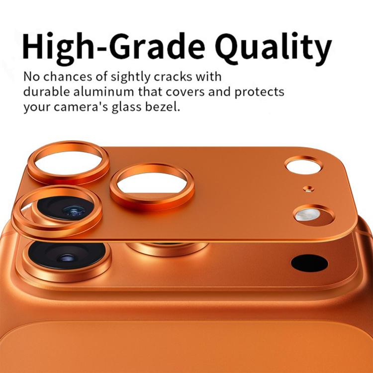 حلقة واقية لعدسة محدبة مجوفة معدنية من Kalebol، لهواتف iPhone 17 Pro Max، iPhone 17 Pro
