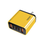 شاحن متعدد المنافذ TE-PD43 Type-C × 3، USB-A × 2 للهواتف المحمولة / الأجهزة اللوحية، قابس الولايات المتحدة، قابس الولايات المتحدة