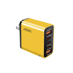 شاحن متعدد المنافذ TE-PD43 Type-C × 3، USB-A × 2 للهواتف المحمولة / الأجهزة اللوحية، قابس الولايات المتحدة، قابس الولايات المتحدة