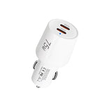 شاحن سيارة سريع مزدوج المنفذ TE-P66 بقوة 75 واط مع منفذي Type-C و PD45W، TE-P66