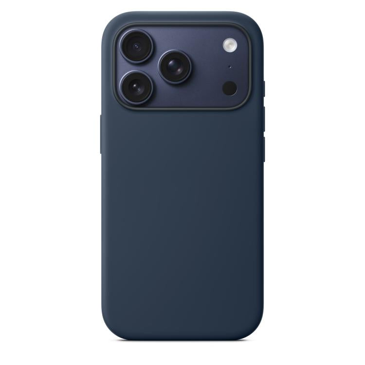 غطاء هاتف من السيليكون السائل مع فتحة حبل رسمي، لهواتف iPhone 17 Pro Max و iPhone 17 Pro و iPhone 17