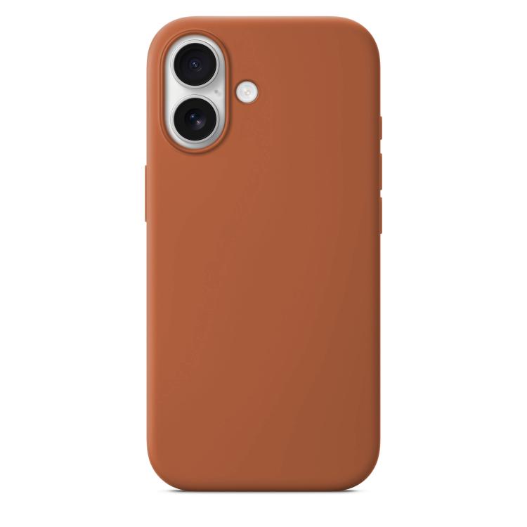 غطاء هاتف من السيليكون السائل مع فتحة حبل رسمي، لهواتف iPhone 17 Pro Max و iPhone 17 Pro و iPhone 17