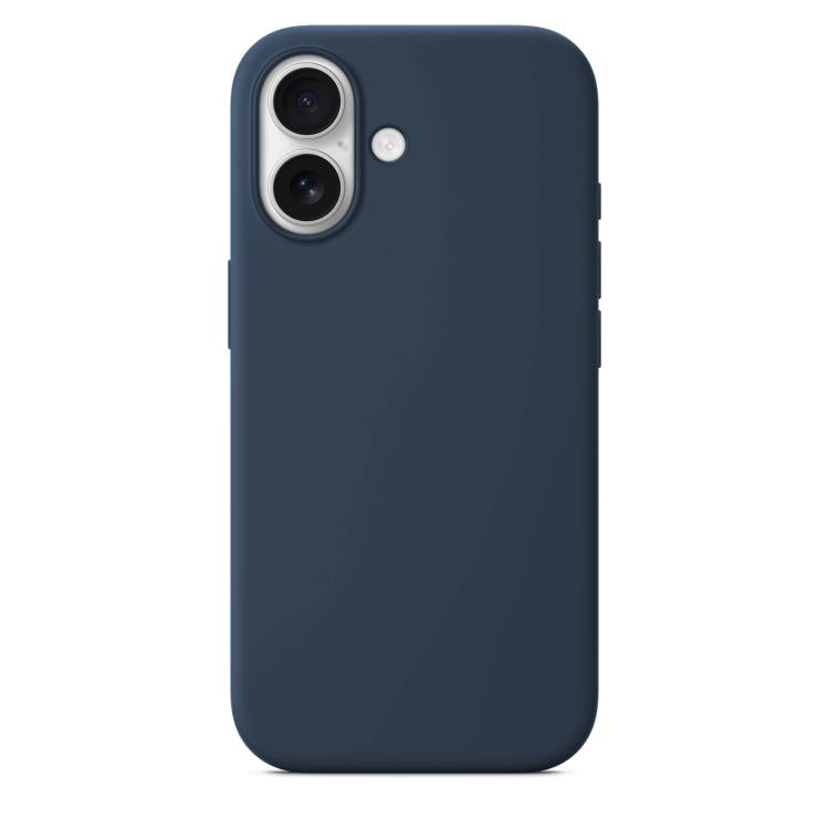 غطاء هاتف من السيليكون السائل مع فتحة حبل رسمي، لهواتف iPhone 17 Pro Max و iPhone 17 Pro و iPhone 17
