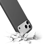 غطاء هاتف من السيليكون السائل مع فتحة حبل رسمي، لهواتف iPhone 17 Pro Max و iPhone 17 Pro و iPhone 17
