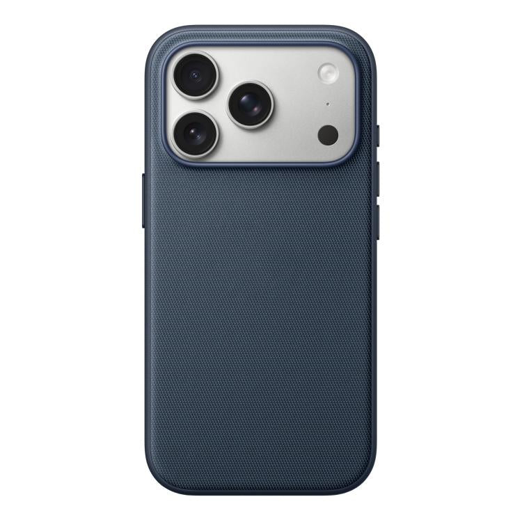 غطاء هاتف من TPU مع نسيج تقني رسمي وزر كاميرا ذكي ومغناطيس MagSafe، لهواتف iPhone 17 Pro Max و iPhone 17 Pro
