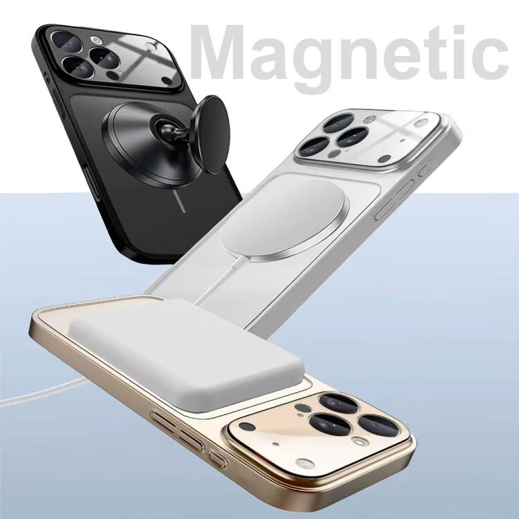 غطاء هاتف MagSafe مطفي مع نافذة عدسة كبيرة 17، لهواتف iPhone 13 Pro Max، iPhone 13 Pro، iPhone 13، iPhone 12، iPhone 12 Pro Max، iPhone 12 Pro، iPhone 11 Pro Max، iPhone 11