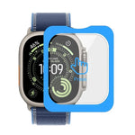 فيلم زجاج مقسى مقاوم للبصمات عالي الدقة مع تغطية كاملة وسهل التركيب، لسلسلة Apple Watch Ultra 3 / 2 / 1 مقاس 49مم