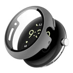 غطاء ساعة PC مدمج مع فيلم زجاج مقسى كامل التغطية من ENKAY Hat-Prince، لساعات Google Pixel Watch 4 مقاس 45مم، لساعات Google Pixel Watch 4 مقاس 41مم