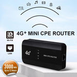 M10-LW مع منفذ RJ45 وظيفة WPS فتحة بطاقة SIM راوتر محمول 4G واي فاي 6 نقطة اتصال واي فاي، الإصدار الأمريكي، M10-LW