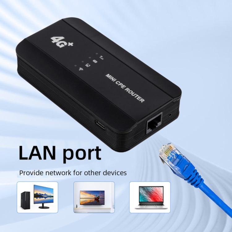 M10-LW مع منفذ RJ45 وظيفة WPS فتحة بطاقة SIM راوتر محمول 4G واي فاي 6 نقطة اتصال واي فاي، الإصدار الأمريكي، M10-LW