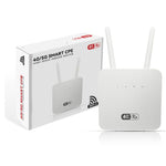 راوتر 4G LTE CPE منفذ واحد مع فتحة بطاقة SIM إصدار أوراسيان CP116-E بسرعة 300Mbps، راوتر لاسلكي، قابس الولايات المتحدة، قابس الاتحاد الأوروبي، قابس المملكة المتحدة