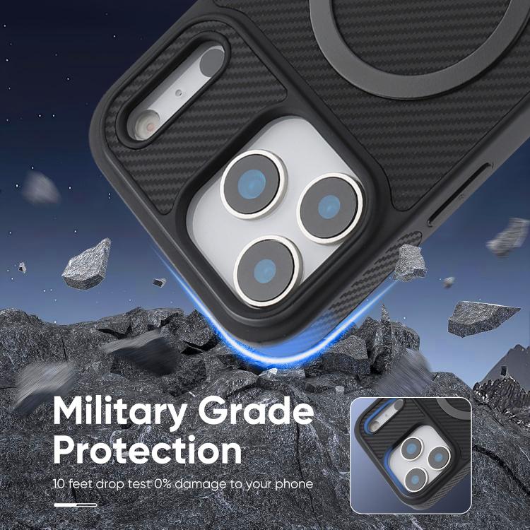 غطاء هاتف MagSafe من ألياف الكربون Kalebol، لهواتف iPhone 17 Pro Max، iPhone 17 Pro، iPhone 17، iPhone Air، iPhone 16 Pro Max، iPhone 16 Pro، iPhone 16 Plus، iPhone 16
