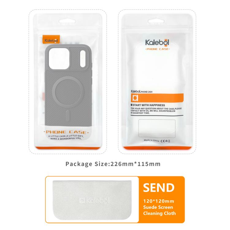 غطاء هاتف MagSafe من ألياف الكربون Kalebol، لهواتف iPhone 17 Pro Max، iPhone 17 Pro، iPhone 17، iPhone Air، iPhone 16 Pro Max، iPhone 16 Pro، iPhone 16 Plus، iPhone 16