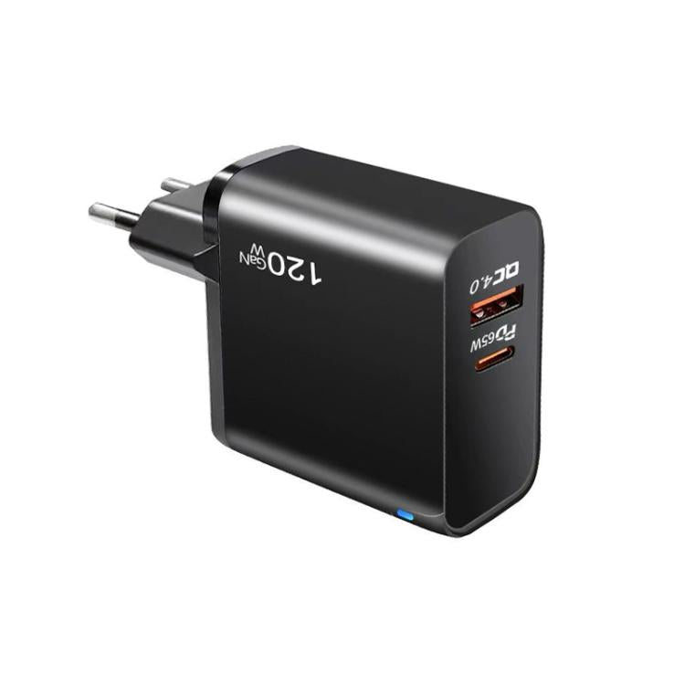 شاحن بروتوكول TE-PD65 GaN PD بقوة 65 واط + QC4.0 USB متوافق بالكامل، قابس أوروبي