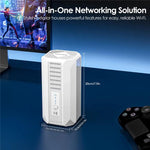 WAVLINK WNF100X3NR-B إصدار عالمي مع فتحة نانو SIM راوتر CPE 5G NR واي فاي 6، المواصفات: قابس الولايات المتحدة، WNF100X3NR-B