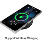 غطاء هاتف من TPU مع MagSafe بنمط قرص مضغوط مطلي كهربائياً وزوايا مربعة قائمة، لهواتف iPhone 16 Plus وiPhone 16 وiPhone 15 Pro Max وiPhone 15 Pro وiPhone 15 Plus وiPhone 15