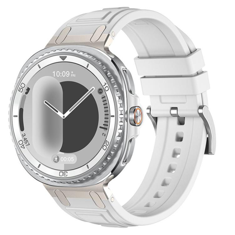 سوار ساعة سيليكون ثلاثي الطبقات مضاد للصدمات، لساعات Samsung Galaxy Watch8 / Watch8 Classic