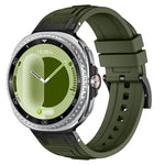 سوار ساعة سيليكون ثلاثي الطبقات مضاد للصدمات، لساعات Samsung Galaxy Watch8 / Watch8 Classic