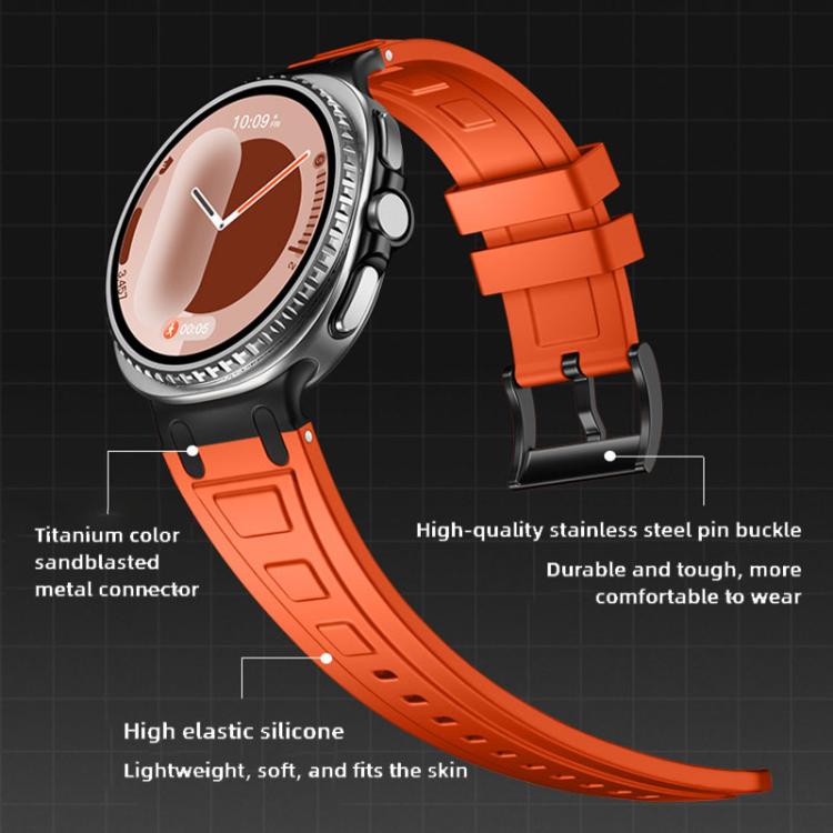 سوار ساعة سيليكون ثلاثي الطبقات مضاد للصدمات، لساعات Samsung Galaxy Watch8 / Watch8 Classic