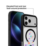 غطاء هاتف بطبقة سوداء مطلية مغناطيسية قوية من سلسلة عيد الميلاد، لهواتف iPhone 17 Pro Max، iPhone 17 Pro، iPhone 17