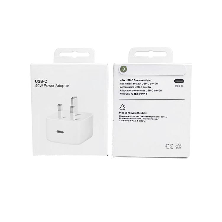 شاحن A3365 PD40W بمنفذ USB-C / Type-C، قابس بريطاني