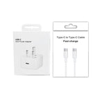 شاحن A3365 PD40W USB-C / Type-C مع كابل بيانات Type-C إلى Type-C، قابس المملكة المتحدة، قابس المملكة المتحدة + كابل Type-C بطول 1 متر، قابس المملكة المتحدة + كابل Type-C بطول 2 متر
