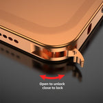 غطاء هاتف مقاوم للصدمات بإطار معدني رفيع للغاية مع إطار عدسة، لهواتف iPhone 17 Pro Max، iPhone 17 Pro