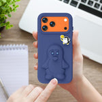 غطاء هاتف صدمات EVA للأطفال بشكل بطريق مع حامل، لهواتف iPhone 17 Pro Max، iPhone 17 Pro، iPhone 17، iPhone Air، iPhone 16 Pro Max، iPhone 16 Pro، iPhone 16، iPhone 15 Pro Max