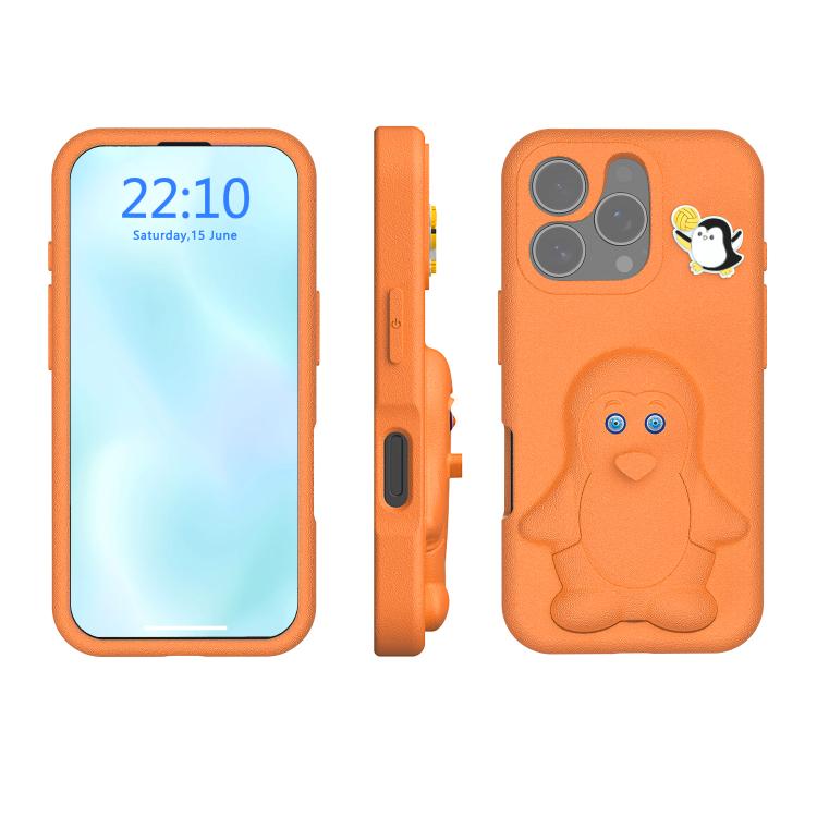غطاء هاتف صدمات EVA للأطفال بشكل بطريق مع حامل، لهواتف iPhone 17 Pro Max، iPhone 17 Pro، iPhone 17، iPhone Air، iPhone 16 Pro Max، iPhone 16 Pro، iPhone 16، iPhone 15 Pro Max