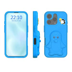 غطاء هاتف صدمات EVA للأطفال بشكل بطريق مع حامل، لهواتف iPhone 17 Pro Max، iPhone 17 Pro، iPhone 17، iPhone Air، iPhone 16 Pro Max، iPhone 16 Pro، iPhone 16، iPhone 15 Pro Max