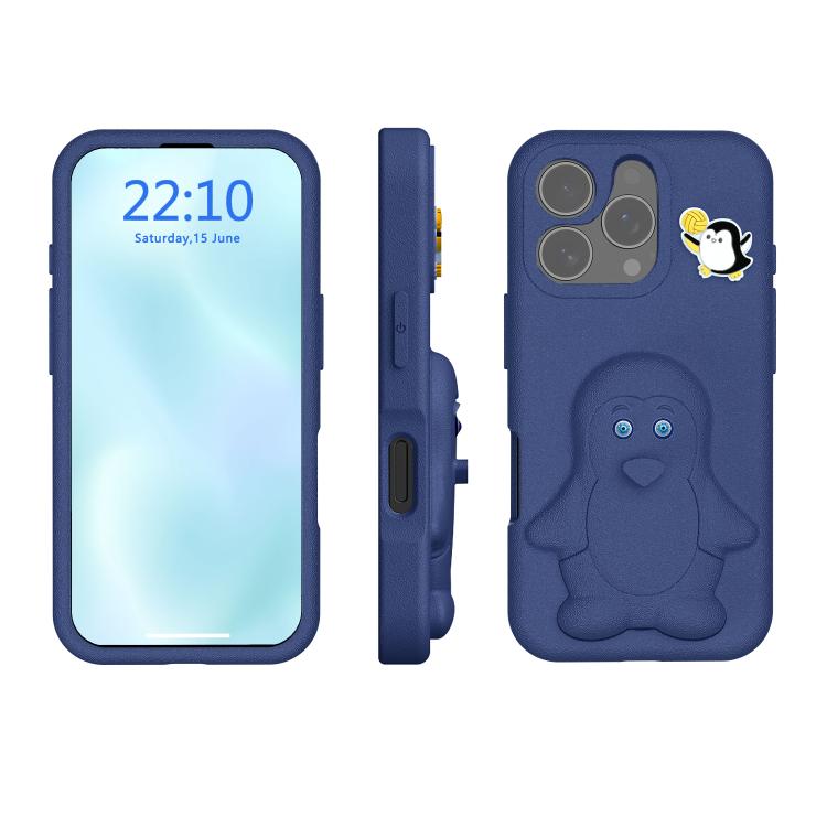 غطاء هاتف صدمات EVA للأطفال بشكل بطريق مع حامل، لهواتف iPhone 17 Pro Max، iPhone 17 Pro، iPhone 17، iPhone Air، iPhone 16 Pro Max، iPhone 16 Pro، iPhone 16، iPhone 15 Pro Max