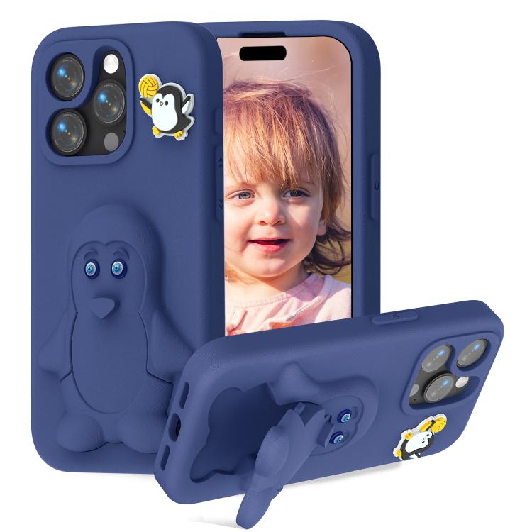 غطاء هاتف صدمات EVA للأطفال بشكل بطريق مع حامل، لهواتف iPhone 17 Pro Max، iPhone 17 Pro، iPhone 17، iPhone Air، iPhone 16 Pro Max، iPhone 16 Pro، iPhone 16، iPhone 15 Pro Max