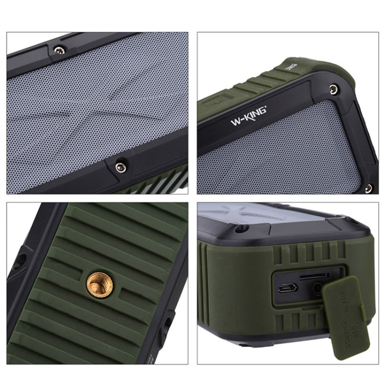 مكبرات صوت W-KING S20 IPX6 مقاوم للماء مكبر صوت بلوتوث محمول مع NFC لمكبر صوت بلوتوث خارجي/دش/دراجة راديو FM