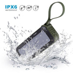 مكبرات صوت W-KING S20 IPX6 مقاوم للماء مكبر صوت بلوتوث محمول مع NFC لمكبر صوت بلوتوث خارجي/دش/دراجة راديو FM