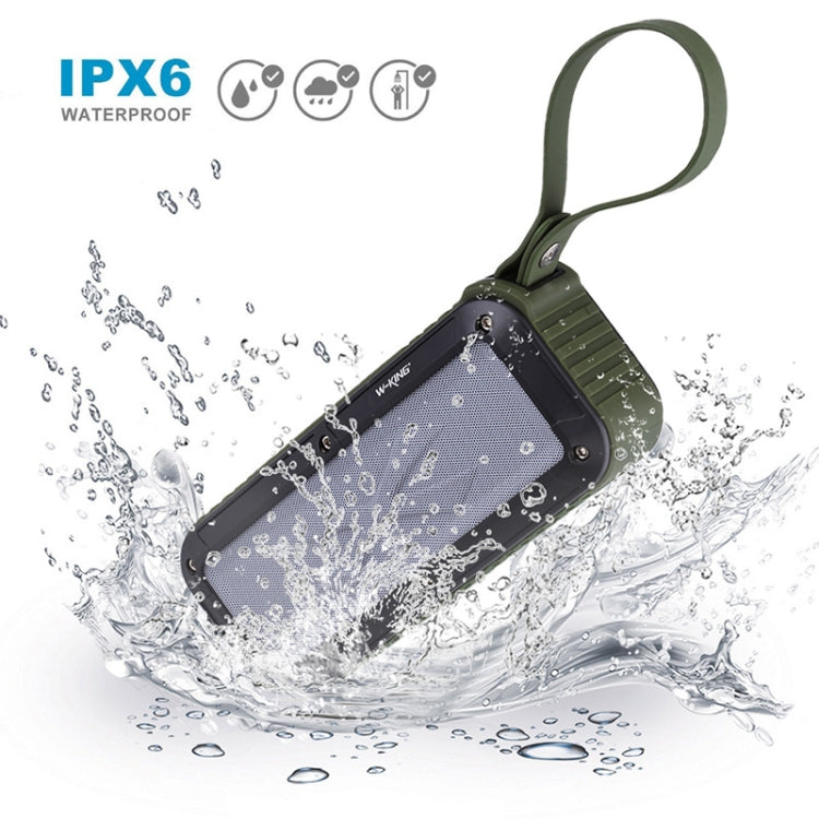 مكبرات صوت W-KING S20 IPX6 مقاوم للماء مكبر صوت بلوتوث محمول مع NFC لمكبر صوت بلوتوث خارجي/دش/دراجة راديو FM