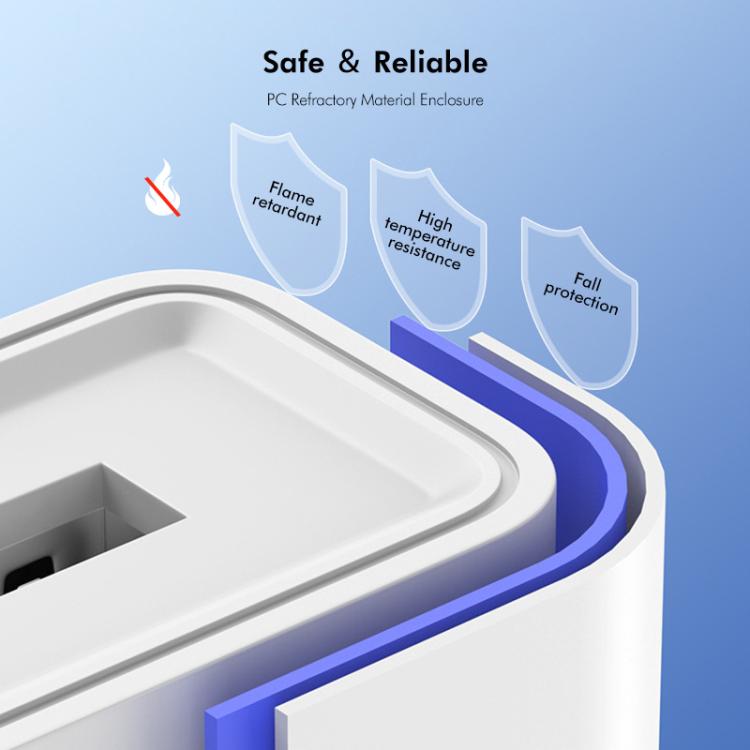 شاحن حائطي USB بقوة 10 واط ENKAY، 5 فولت 2 أمبير، قابس أوروبي، قابس أمريكي