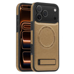 Multi-function Holder MagSafe PU Phone Case, For iPhone 17 Pro Max, For iPhone 17 Pro, For iPhone 17, For iPhone  Air