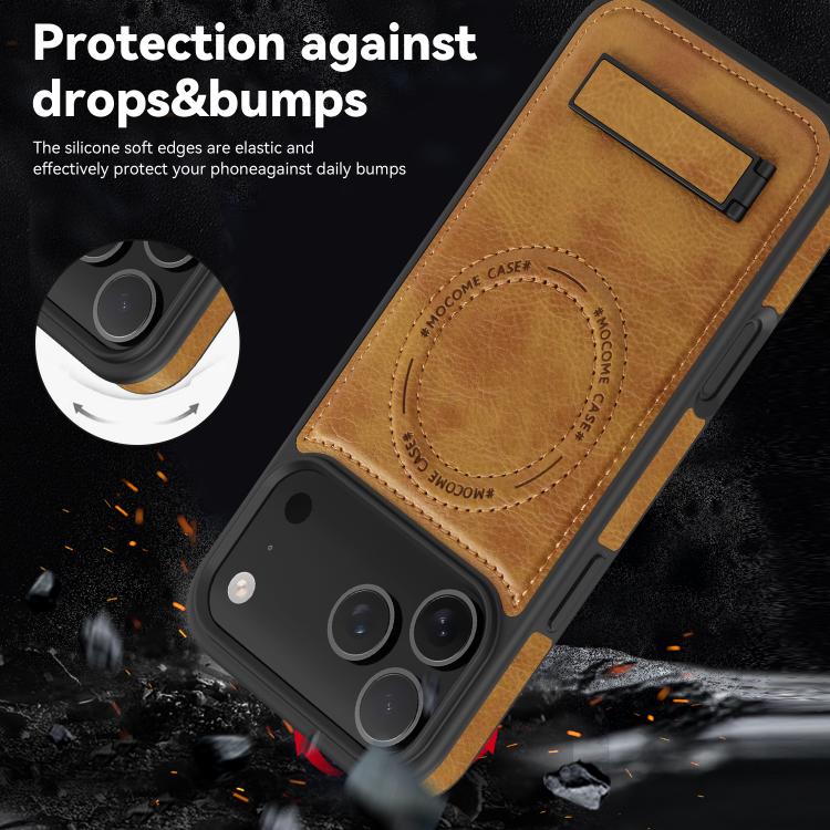 Multi-function Holder MagSafe PU Phone Case, For iPhone 17 Pro Max, For iPhone 17 Pro, For iPhone 17, For iPhone  Air