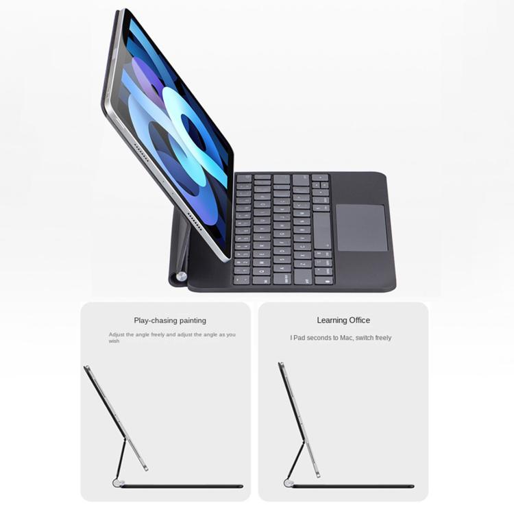 غطاء حماية مغناطيسي مدمج مع لوحة مفاتيح ماجيك مع لوحة لمس، لجهاز iPad Air 11 2025 / 2024 / Pro 11