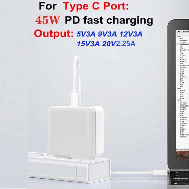 TE-PD46 GaN 100W PD 45W Fully Compatible Protocol Charger，UK Plug